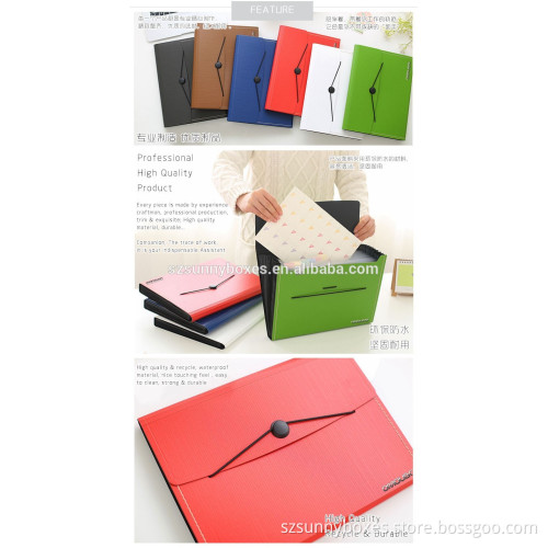 PP portable carrying file folder case, briefcase